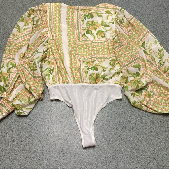 Flying Tomato Green and Orange Patterned Top - Picture 4 of 8